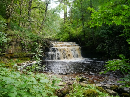 One of the lower falls on Ash Gill