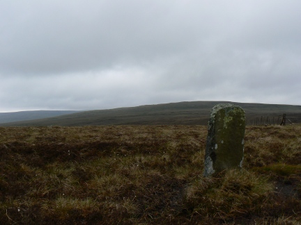 Great Stony Hill from the boundary stone on Three Pikes