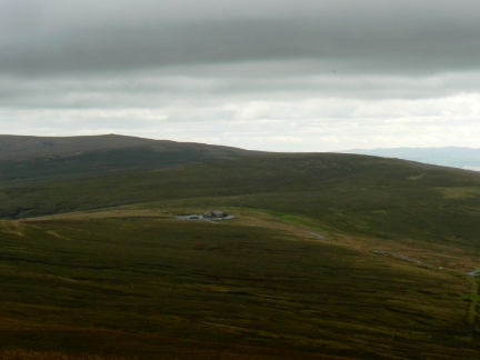 Looking down to the Hartside Top Café