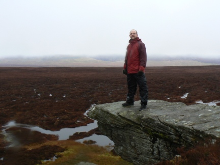 On one of the outcrops of Dow Crag