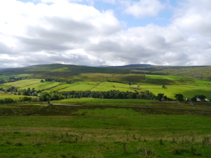 Looking across South Tynedale to Round Hill and Cross Fell